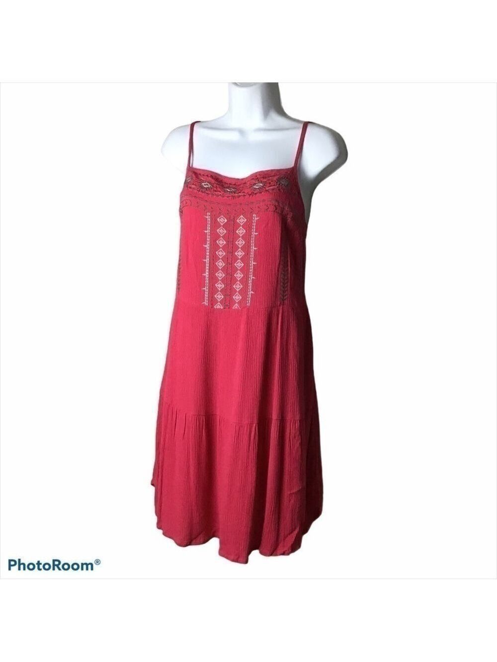 Chelsea & Violet Raspberry April Embroidered Dress